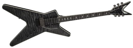 Spesifikasi Dean Custom Run 8 ML Switchblade Electric Guitar Trans Black