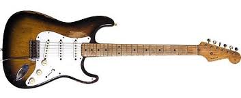 1955 Fender Strat with a maple neck